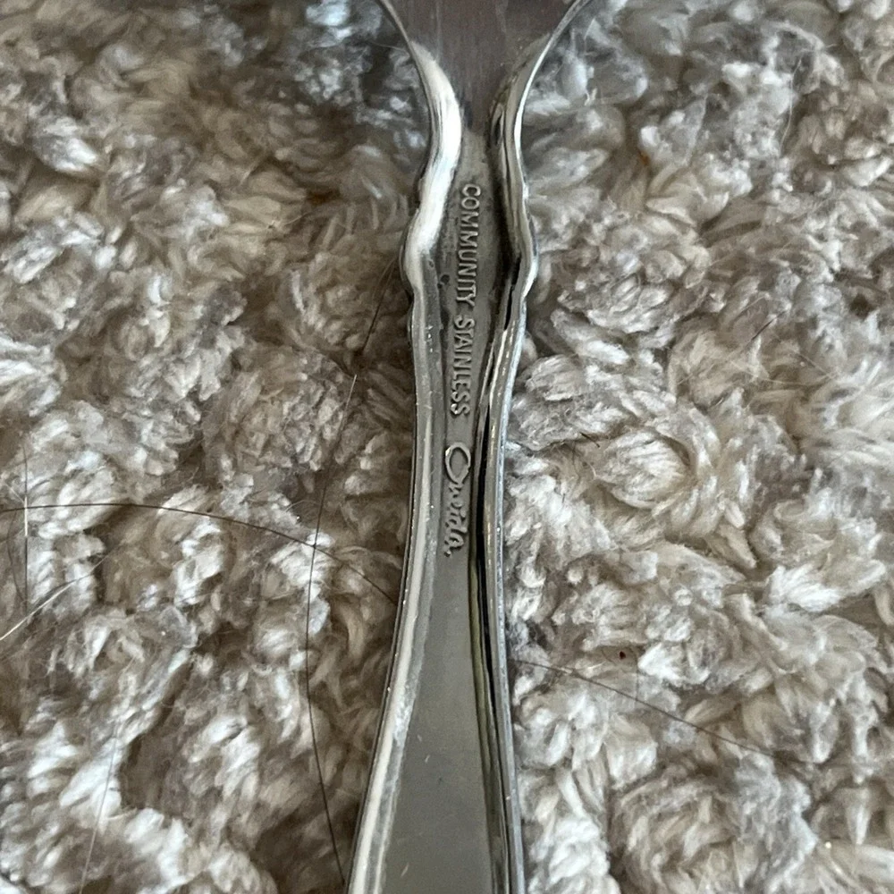 Oneida Community SATINIQUE Stainless Pie Server Satin Flatware - 9 5/8
